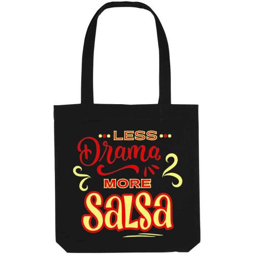 black tote bag salsa dancer gift